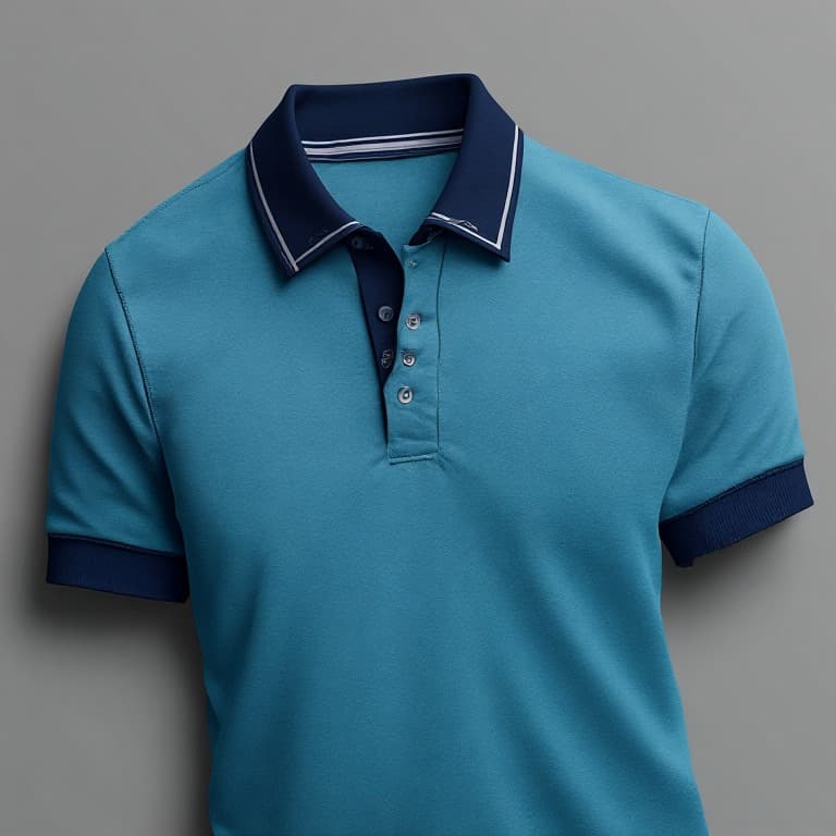 Polo with Contrast Trims thumbnail 3