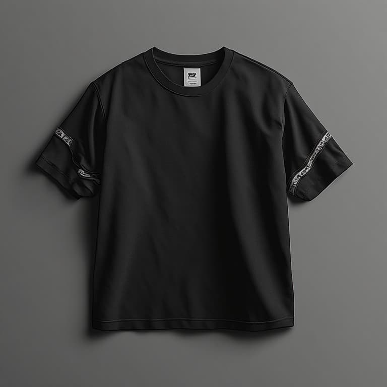 T-shirt with Tape Details thumbnail 4